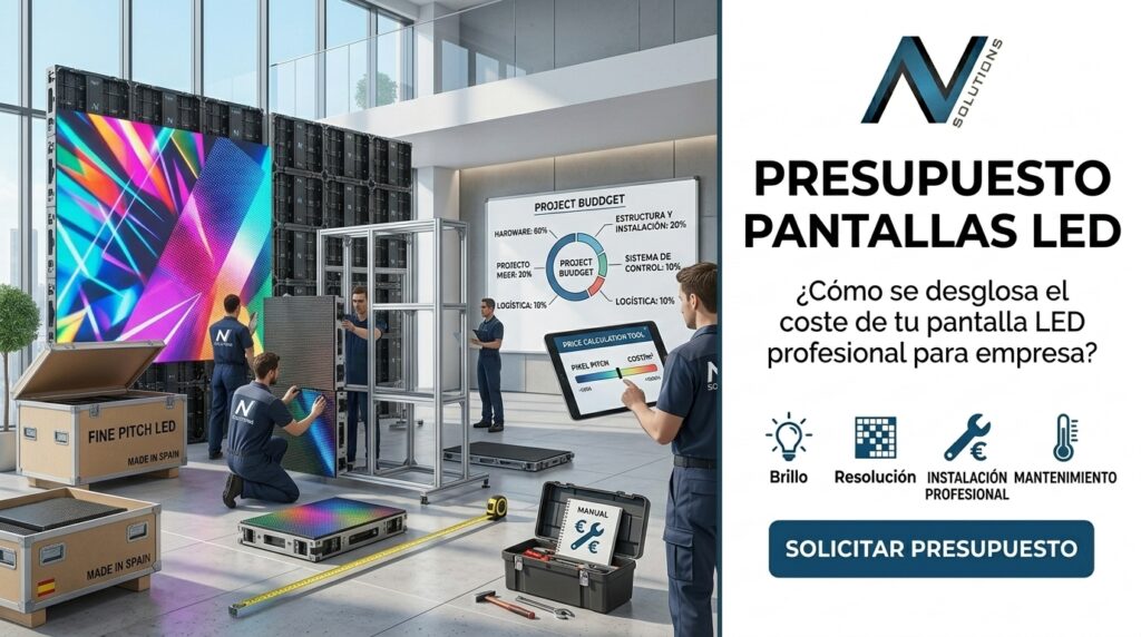 Cuánto cuesta una pantalla LED para un negocio?